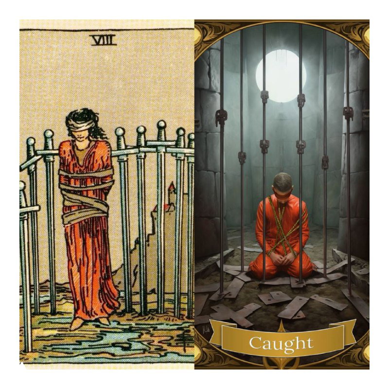 Восьмёрка Мечей — в плену ограничений