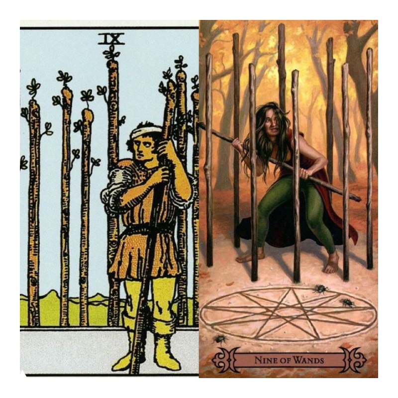 Девятка Жезлов — держись до последнего