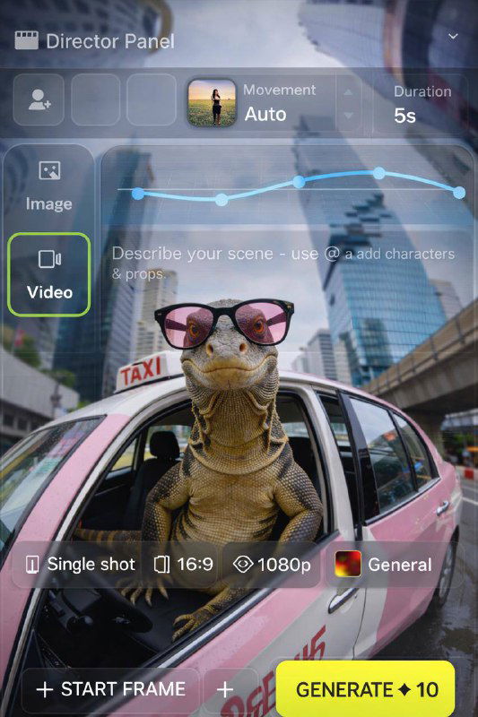 Первый тест Cinema Studio 2.0 от Higgsfield