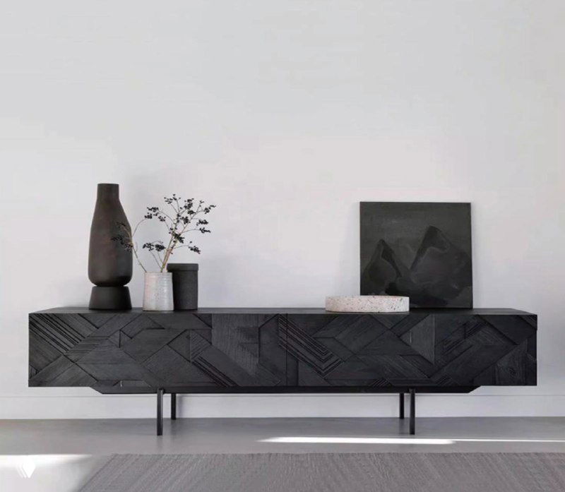 Тумба под ТВ из ясеня — стиль и надежность