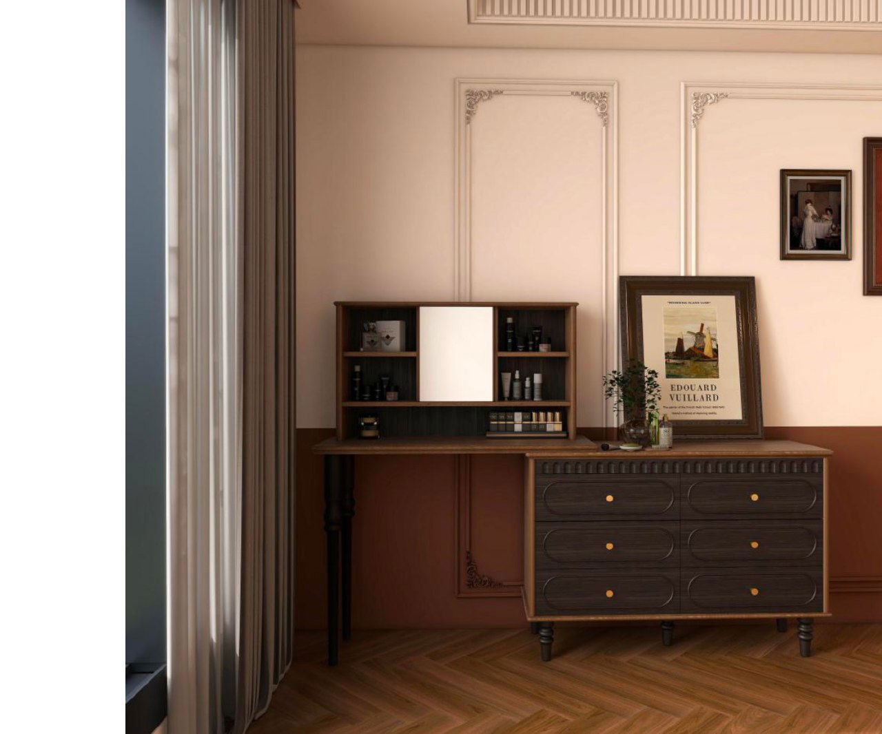 Туалетный столик из ясеня — натуральная красота