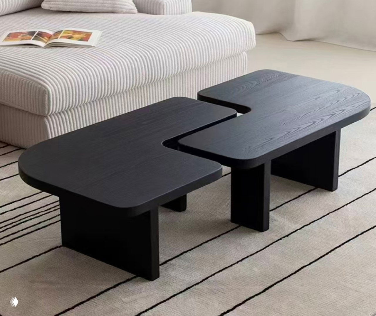 Журнальный столик из ясеня — стиль и натуральность