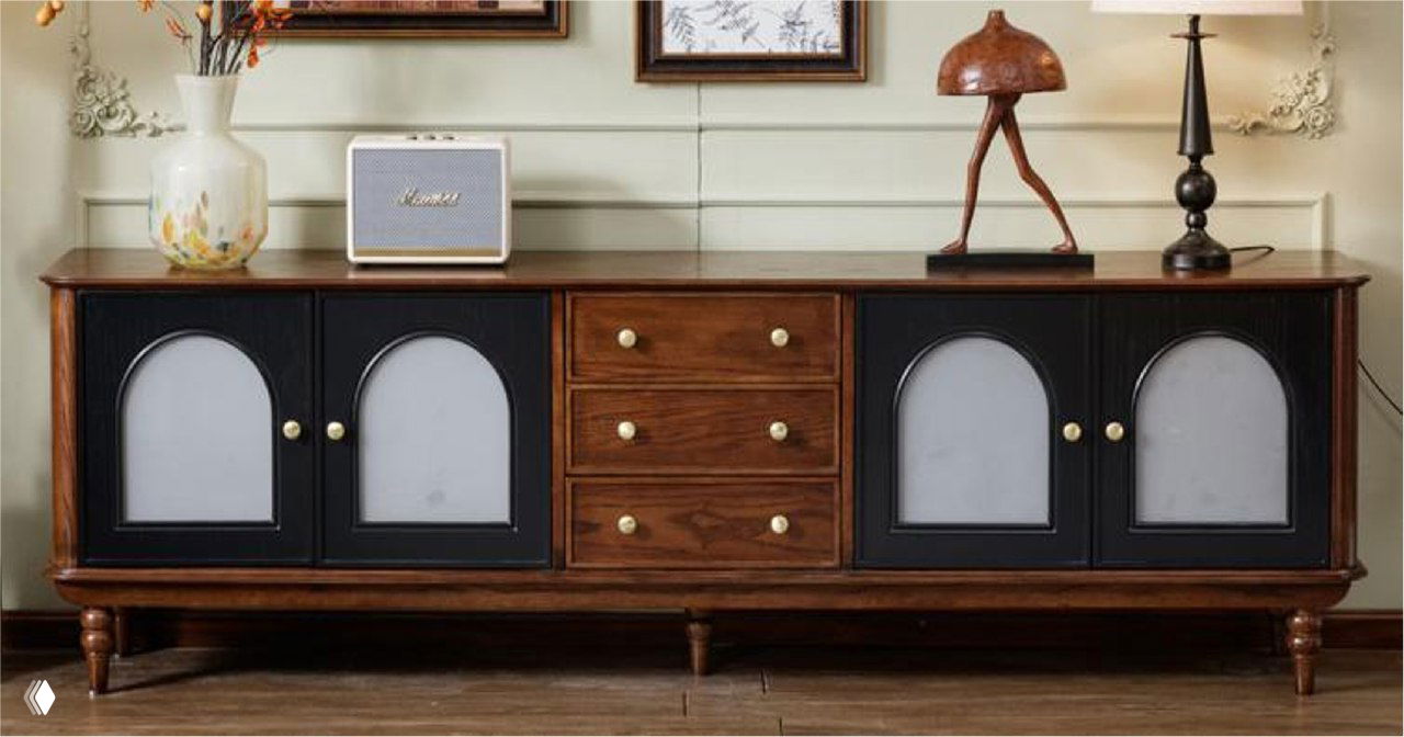 Тумба под ТВ из ясеня — стиль и надежность