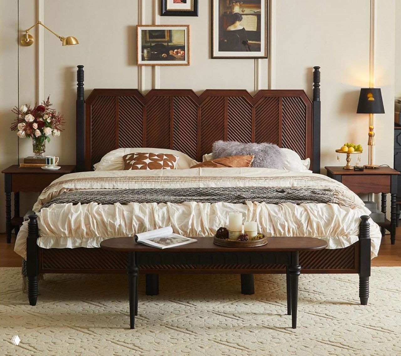 Кровать из массива дуба — натуральная роскошь