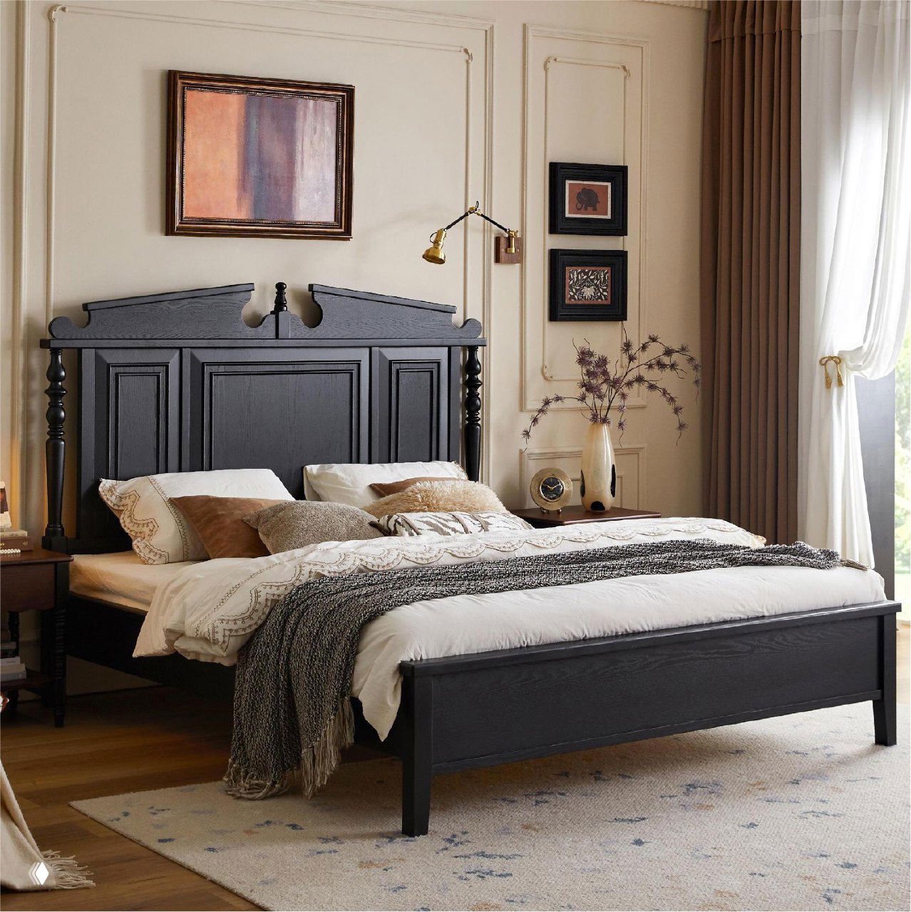 Кровать из массива дуба — натуральная роскошь