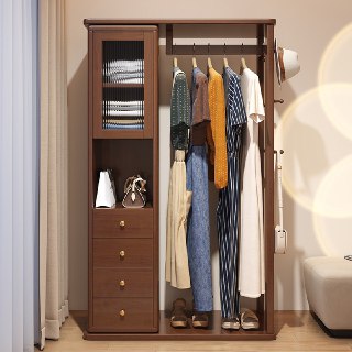 Стойка для одежды из массива дуба