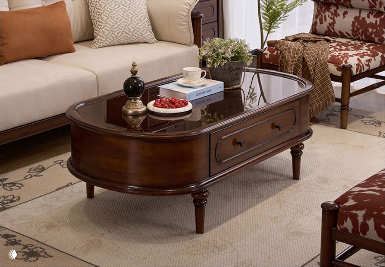 Журнальный столик из массива дуба