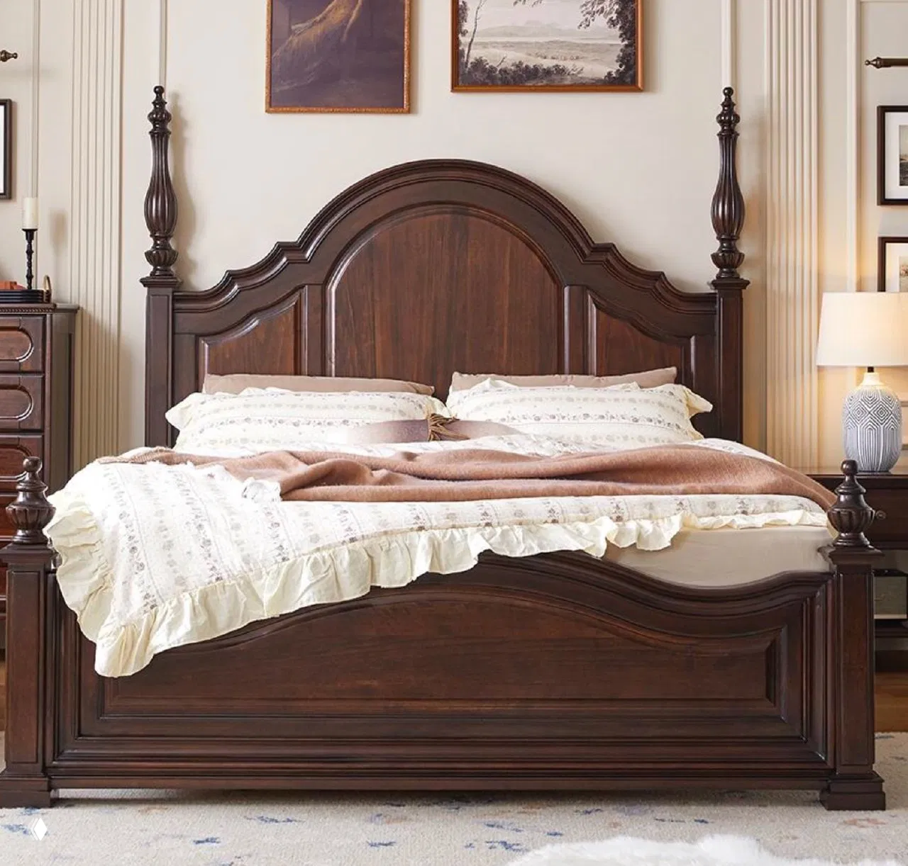 Кровать из массива дуба — натуральная роскошь