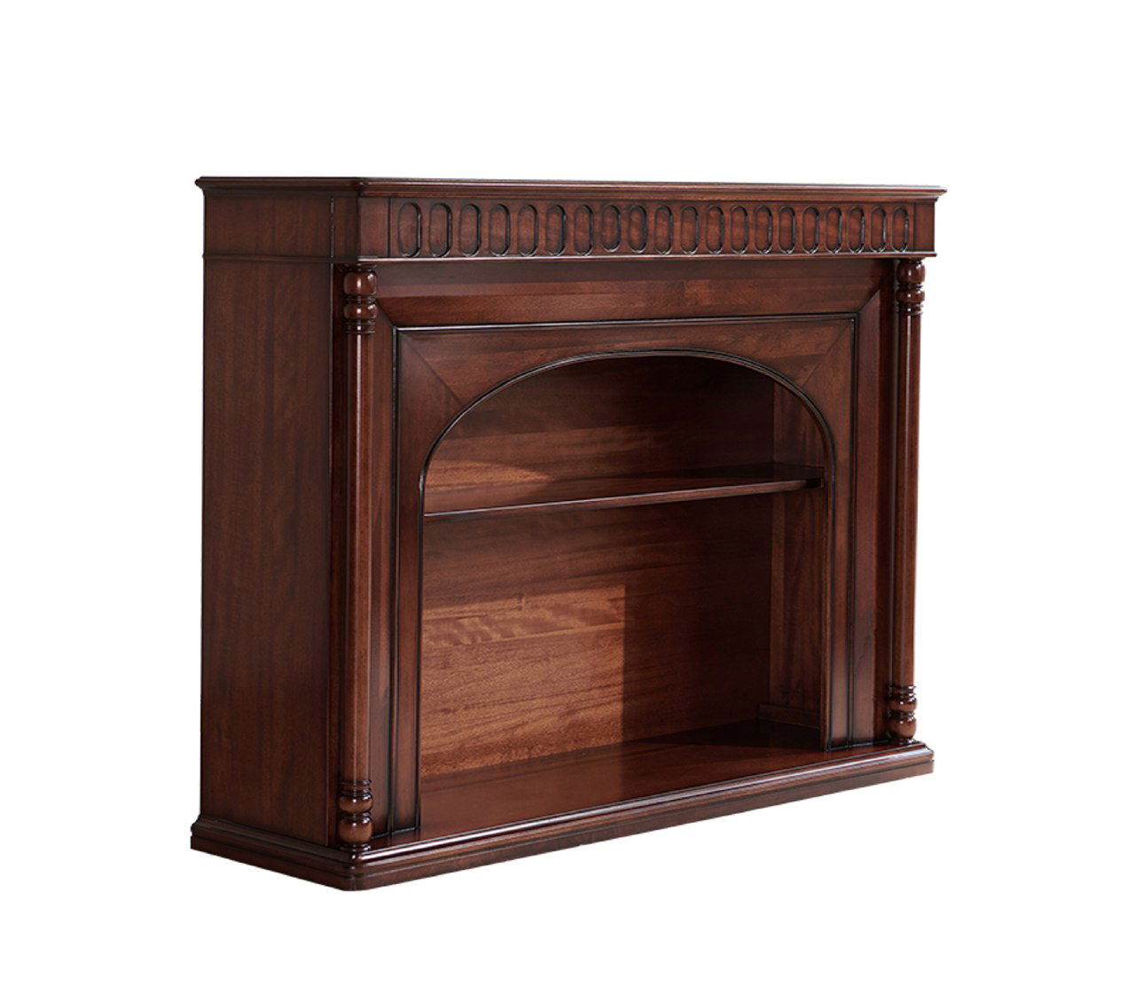 Шкаф для камина из массива дуба