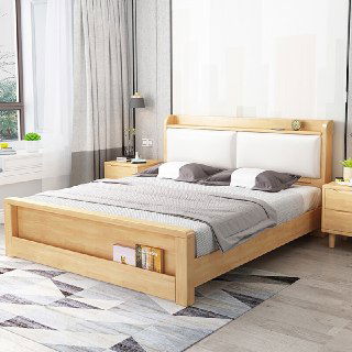 Кровать из массива дуба — натуральная роскошь