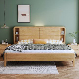 Кровать из массива дуба — натуральная роскошь