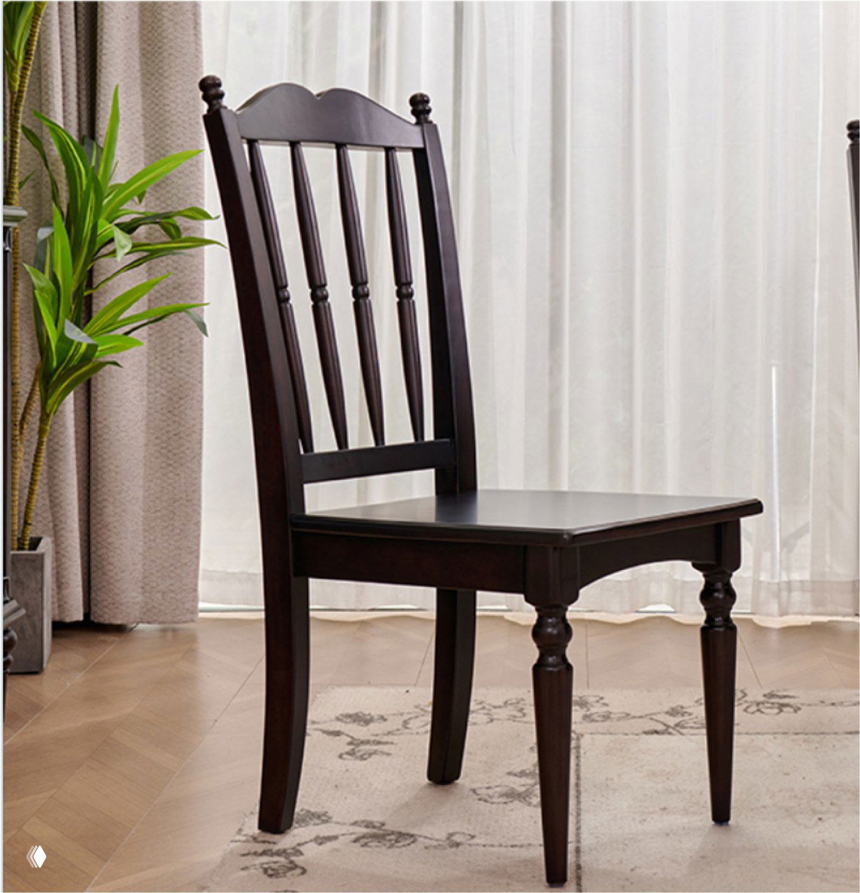 Стул из массива дуба — натуральная роскошь