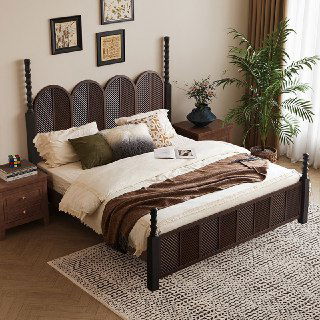 Кровать из массива дуба — натуральная роскошь