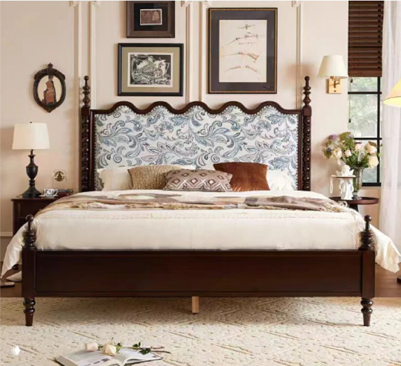 Кровать из массива дуба — натуральная роскошь