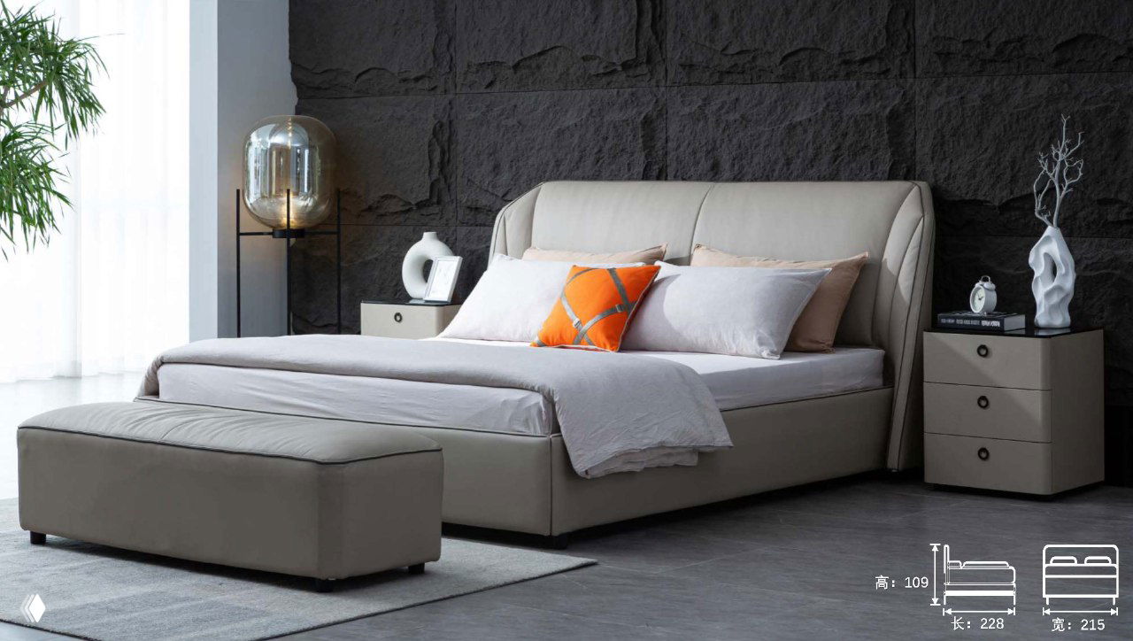 Кровать — размеры 228×215×109, материалы и цена