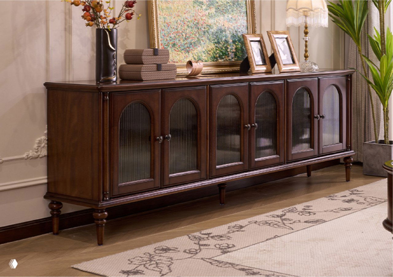 Тумба под ТВ из массива дуба — натуральная роскошь