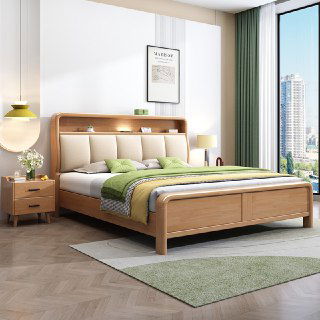 Кровать из массива дуба — натуральная роскошь