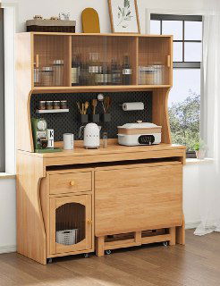 Буфет из массива дуба – натуральная роскошь