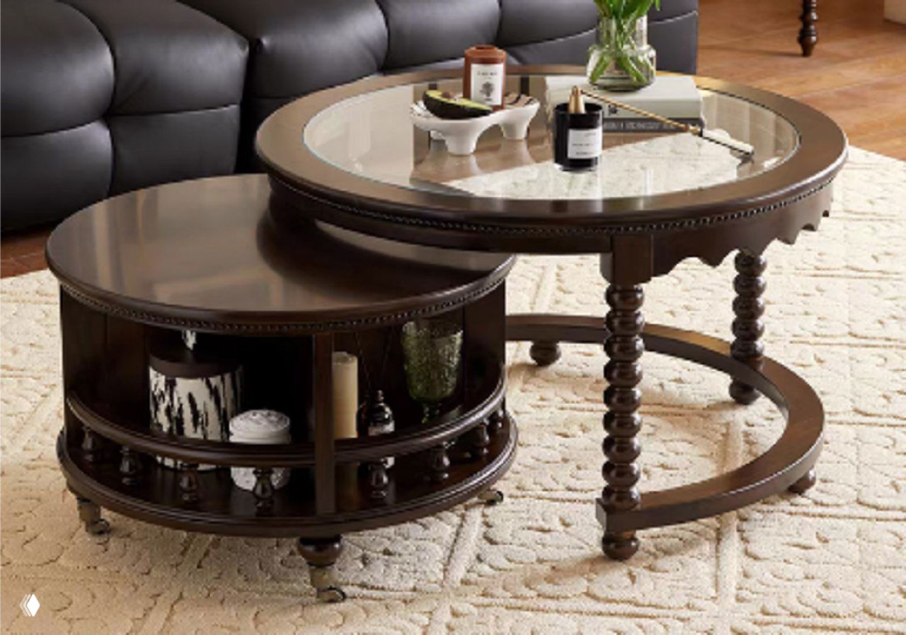 Журнальный столик из массива дуба — натуральная роскошь