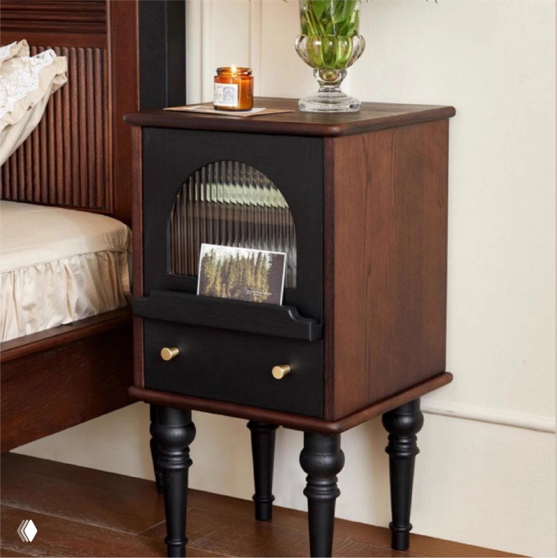 Прикроватная тумбочка из массива дуба — натуральная роскошь