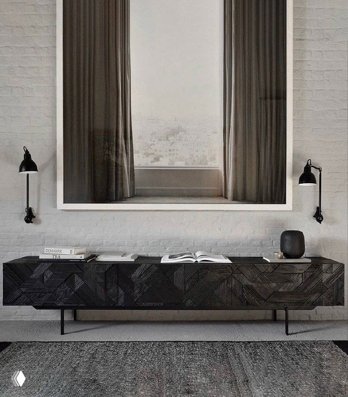 ТВ тумба из Ясеня — 2000×450×510