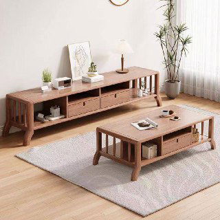 Тумба ТВ и журнальный столик из ясеня — размеры и цены