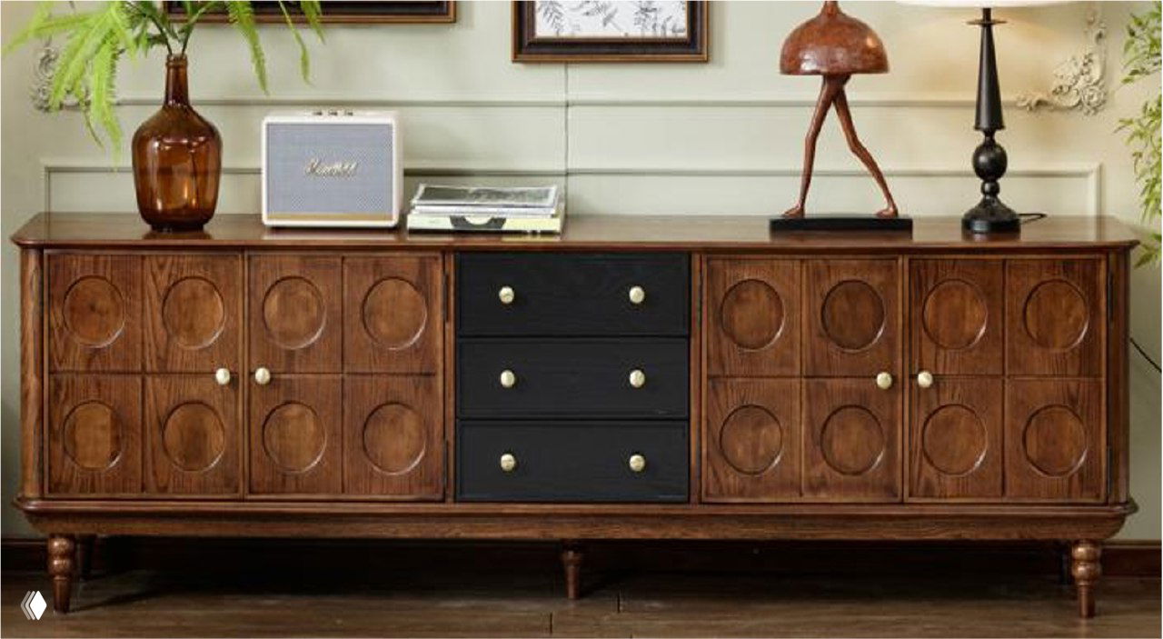 Тумба под ТВ из ясеня — стиль и надежность