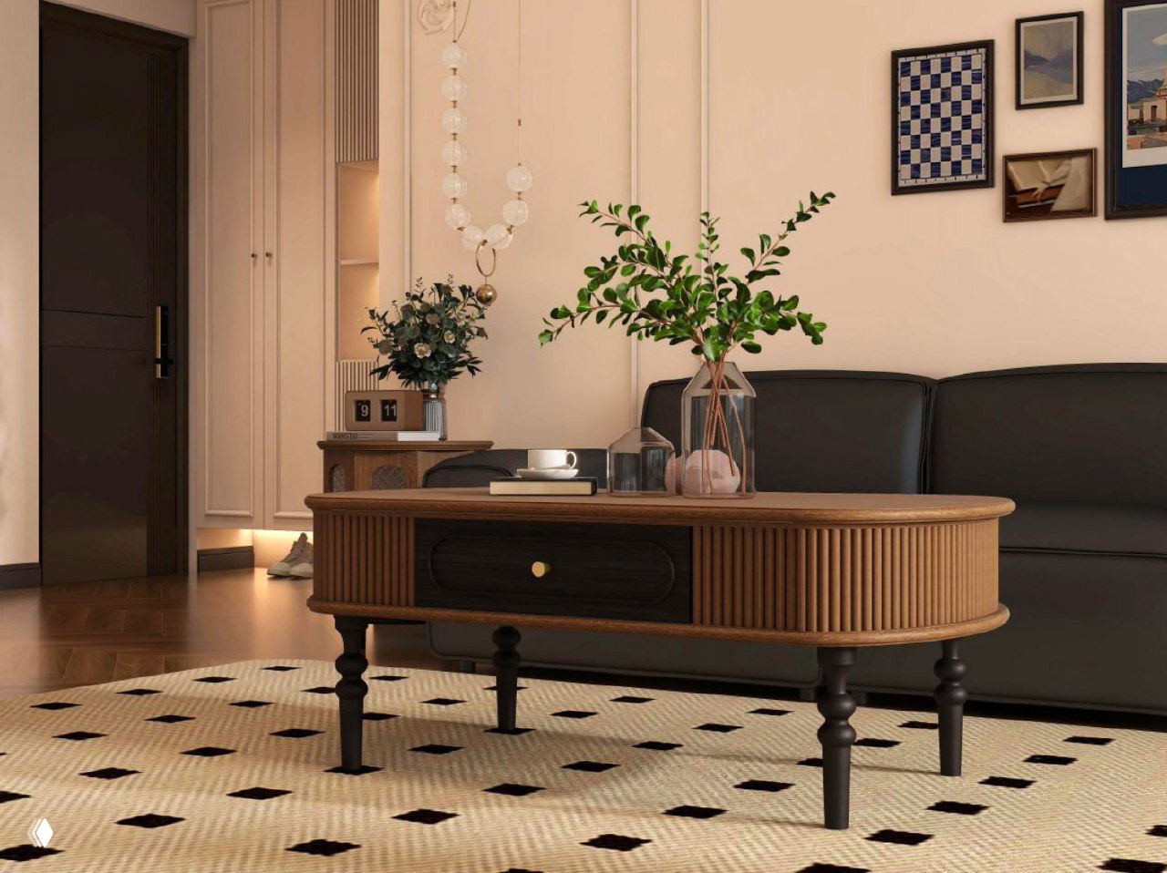 Журнальный столик из ясеня — стиль и натуральность