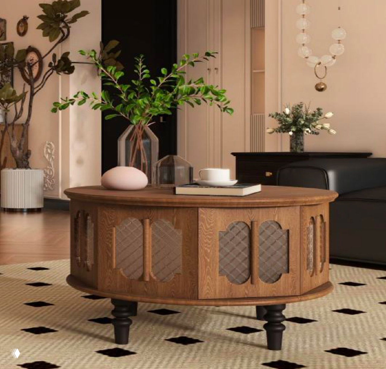 Журнальный столик из ясеня — стиль и натуральность