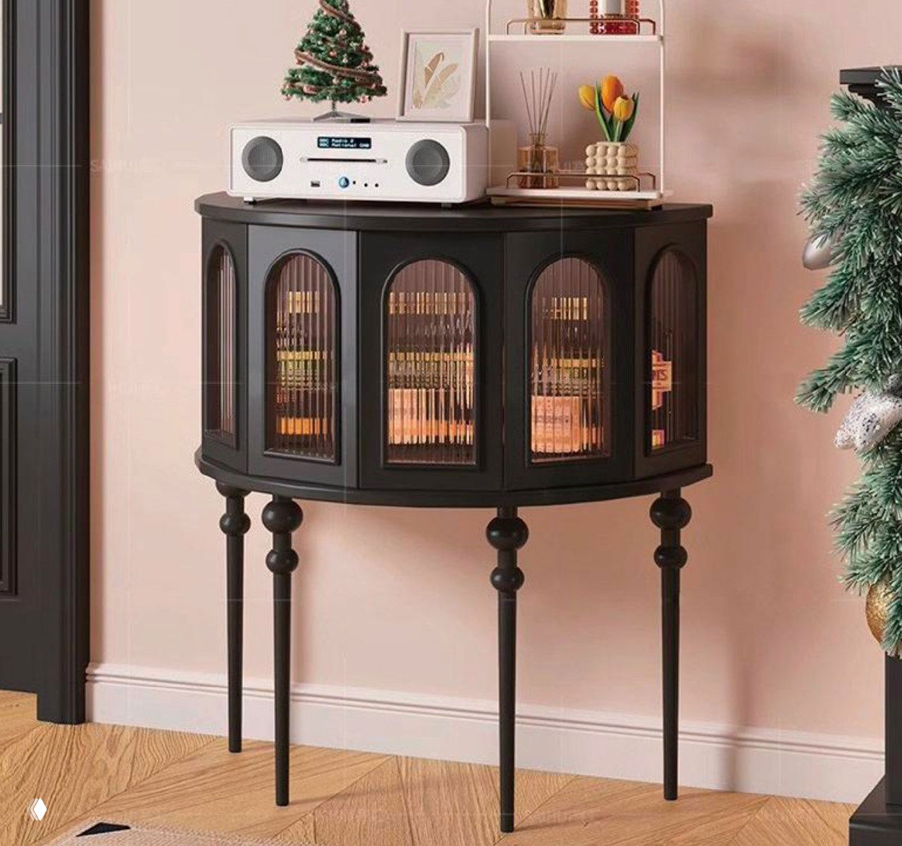 Приставной столик из ясеня, размер 800×400×850