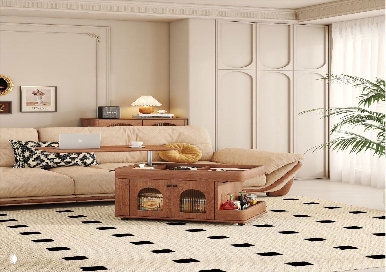 Журнальный столик из ясеня — стиль и натуральность