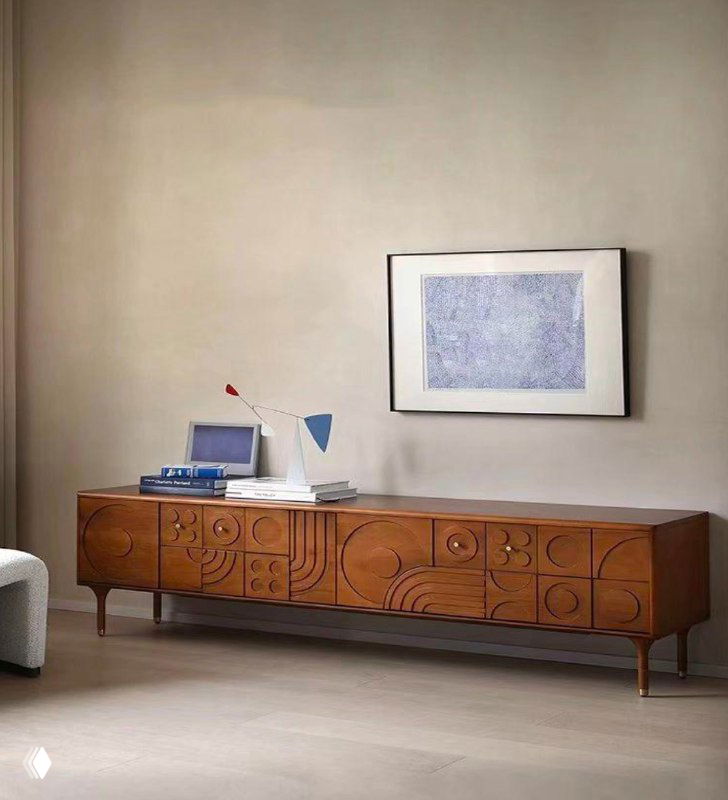 Тумба под ТВ из ясеня – стиль и надежность