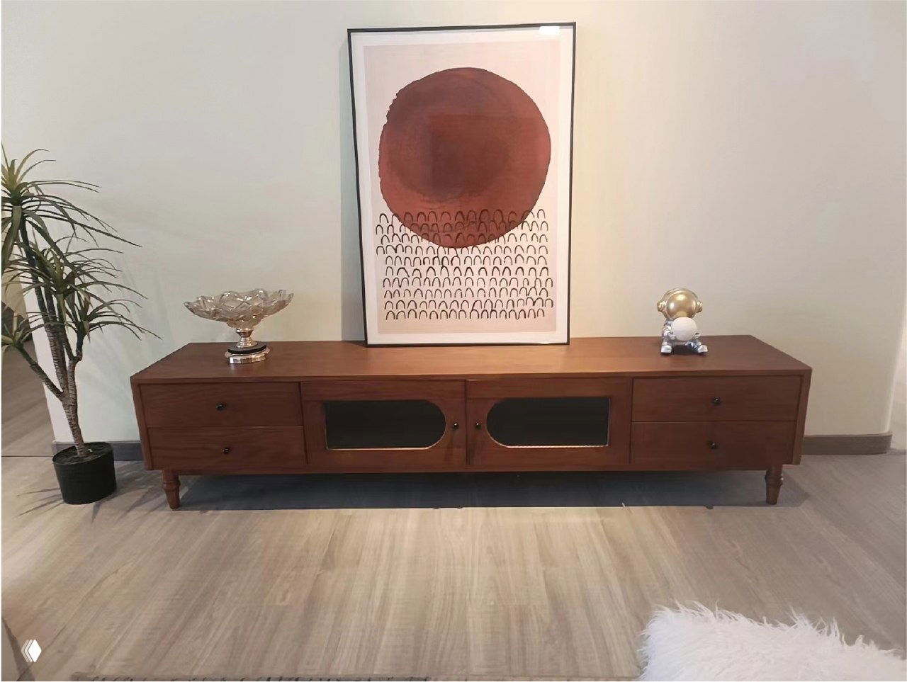 Тумба под ТВ из ясеня – стиль и надежность