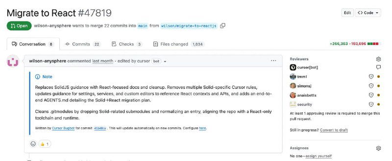 Cursor: сотни автономных ИИ‑агентов пишут код
