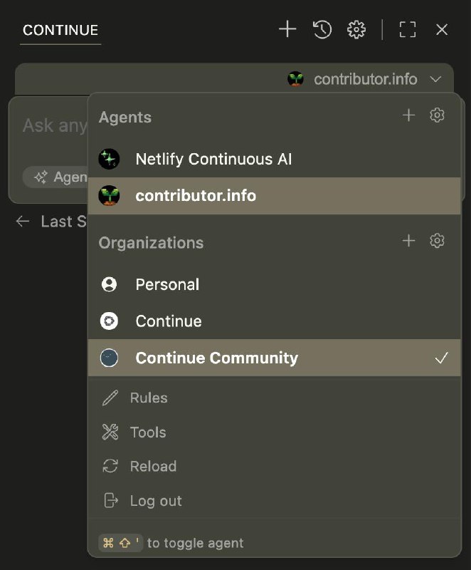 Continue навёл марафет в VS Code