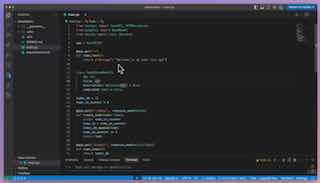 Окно редактора кода (VS Code) с открытым проектом и файлами расширения для Gemini CLI — пример кода и структуры плагина