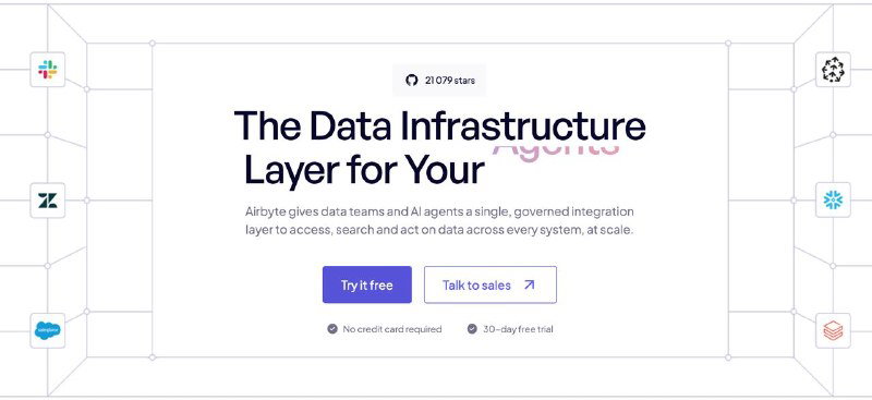 Airbyte — open-source ETL для AI‑агентов