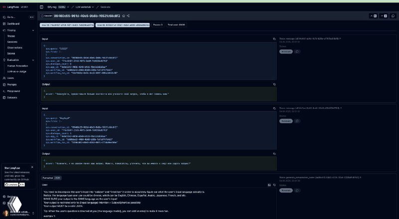 Langfuse — платформа мониторинга LLM‑приложений