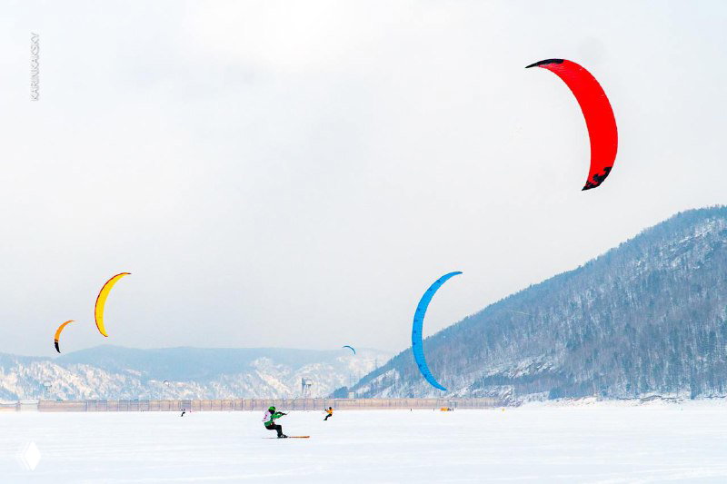 Павел Макаров — победа на Чемпионате по сноукайтингу