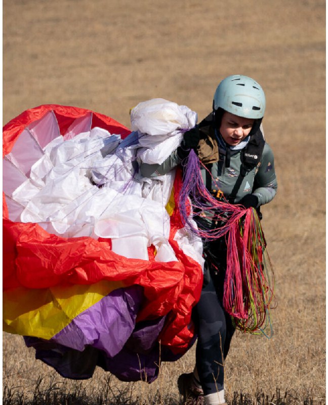 Первый день парапланерного интенсива в Хакасии