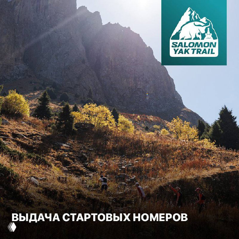 Выдача стартовых номеров — SALOMON YAK TRAIL
