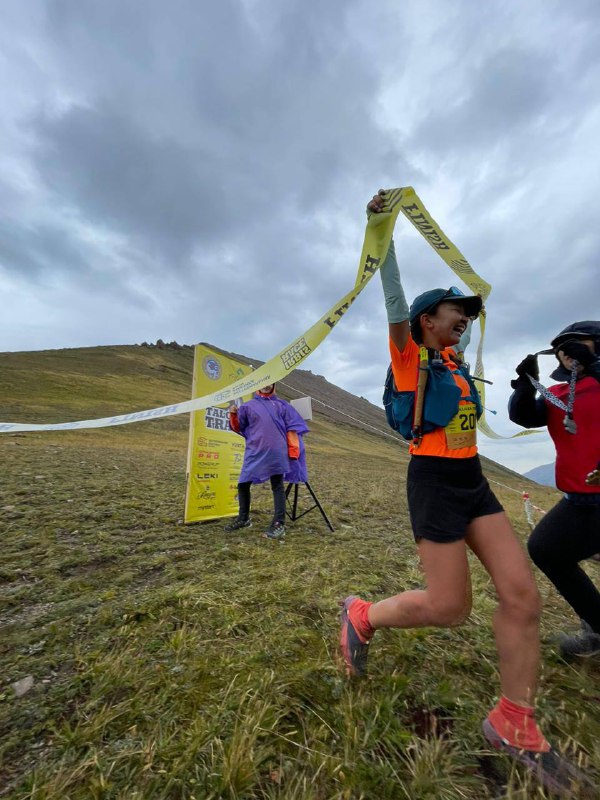 Первая девушка на Talgar Trail