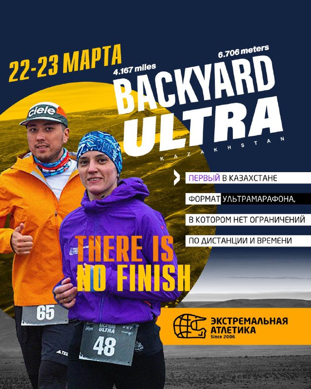 BACKYARD ULTRA KZ — бесконечный бег на выносливость