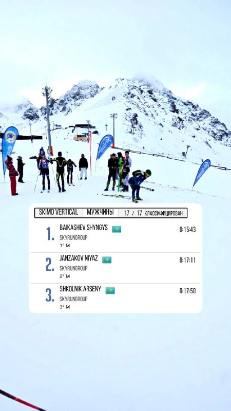 Чемпионат РК по ски-альпинизму — Вертикальный километр