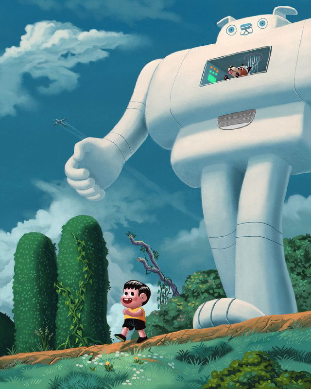 Мультяшные иллюстрации Даниэля Шаффера