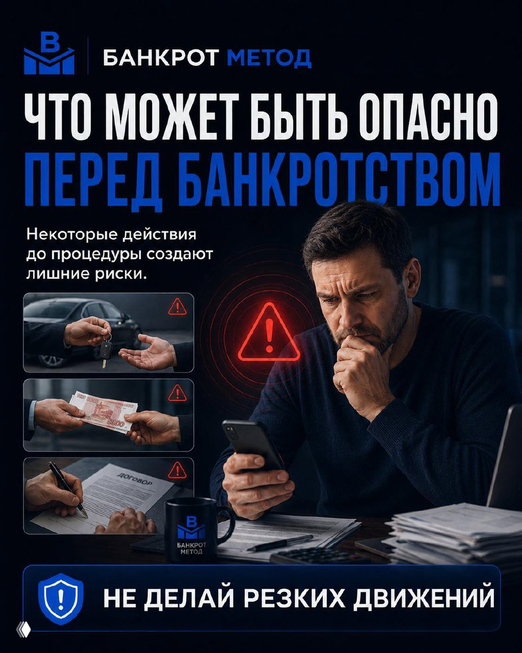 Что может быть опасно перед банкротством