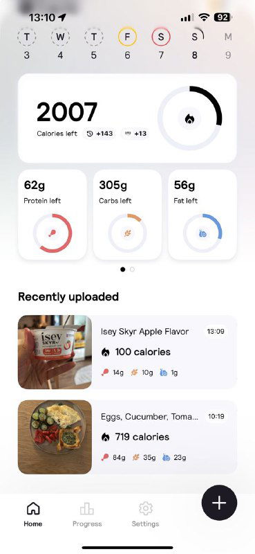 CAL AI — подсчёт БЖУ и интеграция с «Здоровье»