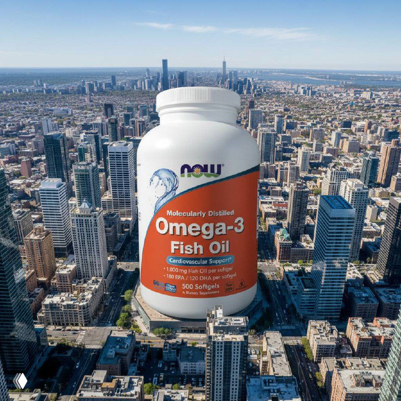 NOW Omega-3 fish oil — 500 капсул