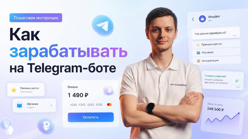 Как заработать на Telegram-боте: простыми словами