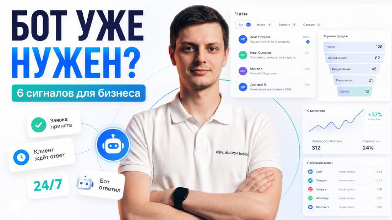 Как понять, что вашему бизнесу уже нужен бот